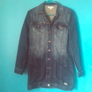 Cute Denim Jacket Dress, Never Worn!
